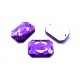 ACC40-04 - Accesoriu de cusut dreptunghi violet 18*13mm - STOC LIMITAT