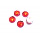 DISPONIBIL 10 BUCATI - ACC46-05 - Accesoriu de cusut rotund rosu 8mm