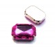 DM03-06 - Distantier montee dreptunghi roz fucsia 25*18mm