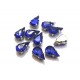 DM04-07 - Distantier montee lacrima albastru cobalt 10*6mm