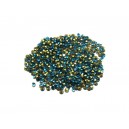 STR1.6-1.7mm - (10 buc.) Strasuri conice cristale albastru turcoaz 1.6-1.7mm
