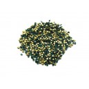 STR1.6-1.7mm - (10 buc.) Strasuri conice cristale verde smarald 1.6-1.7mm