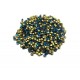 STR2.3-2.4mm - (10 buc.) Strasuri conice cristale verde turcoaz 2.3-2.4mm