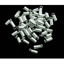 (20 buc.) Capat snur arc argintiu 9*3.5mm