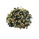 STR2.7-2.8mm - (10  buc.) Strasuri conice cristale verde smarald 2.7-2.8mm 