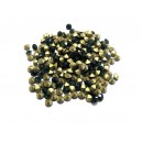 STR3.0-3.2mm - (10 buc.) Strasuri conice cristale verde smarald 3.0-3.2mm