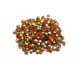 STR3.0-3.2mm - (10 buc.) Strasuri conice cristale rosu portocaliu 3.0-3.2mm