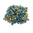 STR3.8-4mm - (10 buc.) Strasuri conice cristale albastru turcoaz 3.8-4.0mm
